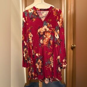 Floral Long Sleeve Dress